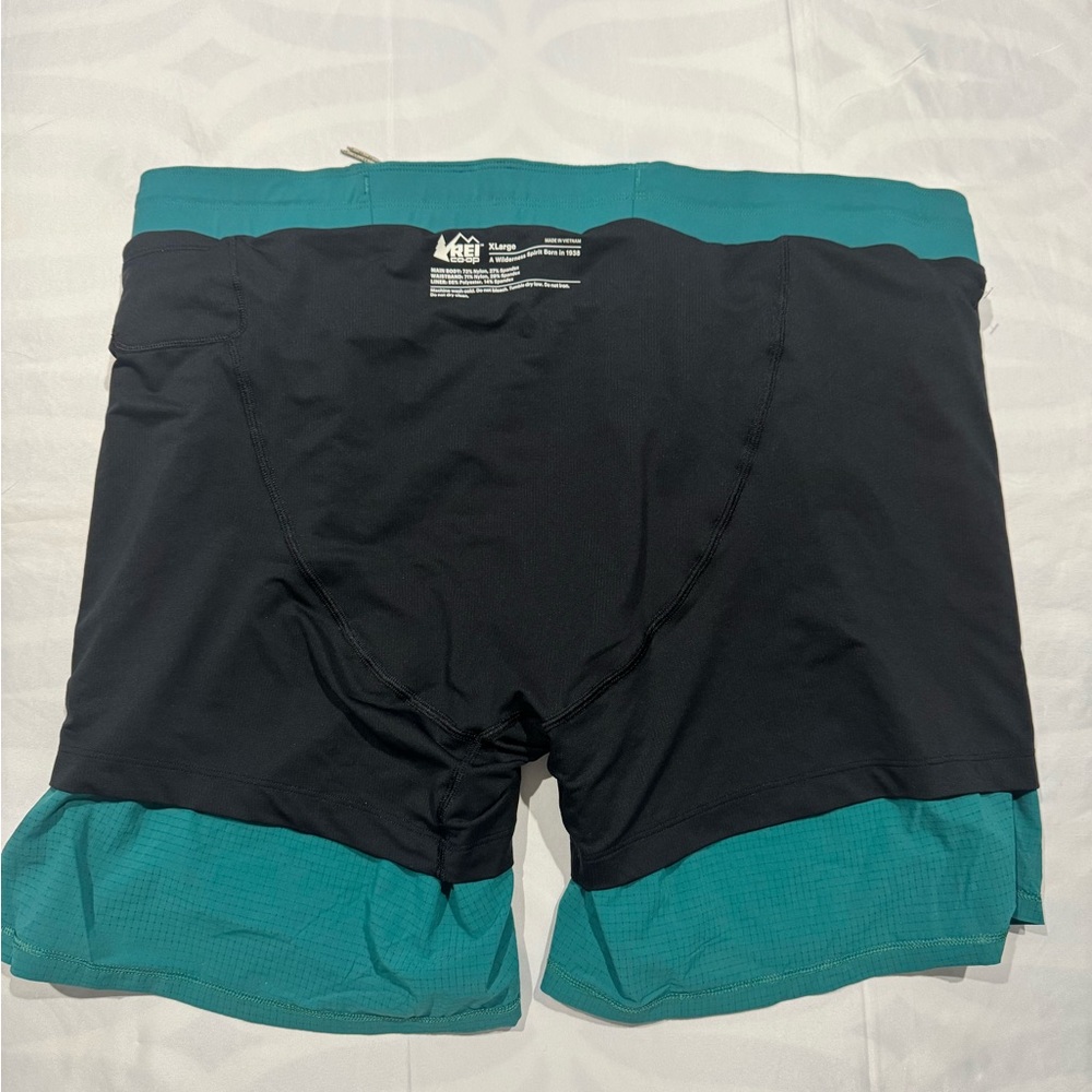 Women’s REI Co-op Swiftland Running Shorts in Teal XLarge Excellent Condition - Picture 6 of 7